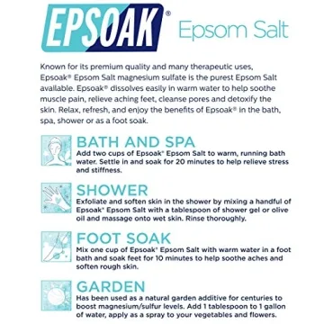 Buy Epsoak Epsom Salt 19 lb. Magnesium Sulfate USP