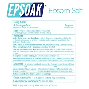 Buy Epsoak Epsom Salt 19 lb. Magnesium Sulfate USP