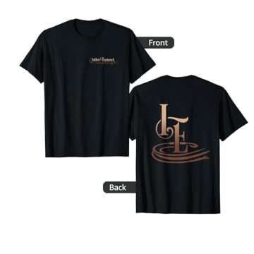 Artistic Initial Logo T-Shirt - Lightweight & Durable Comfort