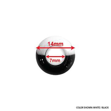 60 Pcs Beads Jewelry Making Kit DIY Hair Braiding Bracelet Ornaments Crafts Extra Large Round Two To...