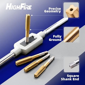 HIGHFIRE 86 PCS Tap and Die Set for Metalwork