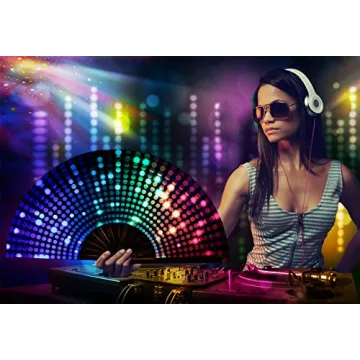 Amajiji Large Folding Hand Fan - Stylish & Functional Cool