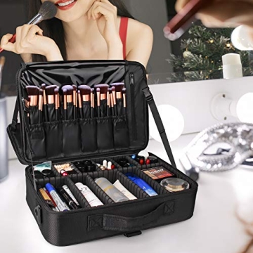 Relavel Travel Makeup Bag - Portable Organizer for All