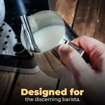 Rattleware Macchiato Milk Frothing Pitcher - 12 Oz Stainless Steel