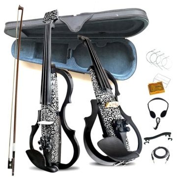 Premium Carbon Fiber Electric Violin - Silent, Durable & Professional