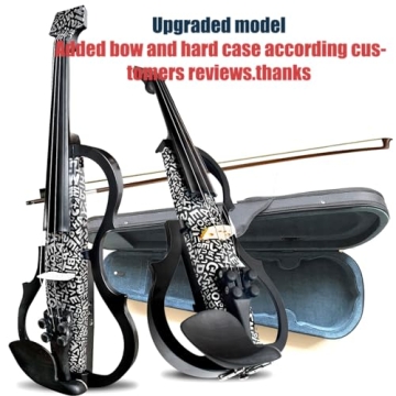 Premium Carbon Fiber Electric Violin Silent Professional