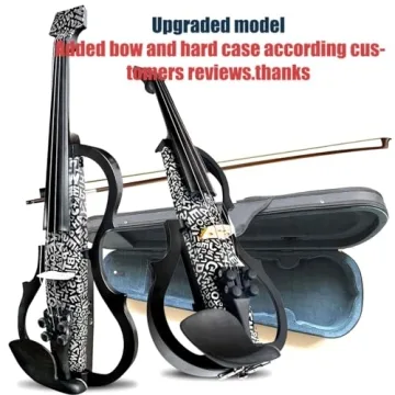 Premium Carbon Fiber Electric Violin Silent Professional