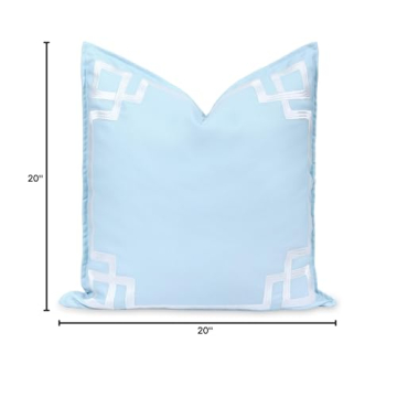 Hofdeco Coastal Throw Pillow Cover 20x20 Water Repellent