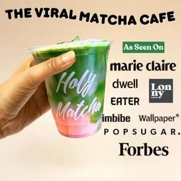 Holy Matcha Ceremonial Green Tea Powder Authentic Japanese from Kyoto | Antioxidant Superfood with L-Theanine for Natural Energy, Antioxidants, Focus, Anti Aging & Metabolism Support, 30 Servings