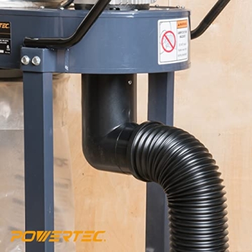 POWERTEC Flexible 4 Inch Dust Collection Hose for Woodworking