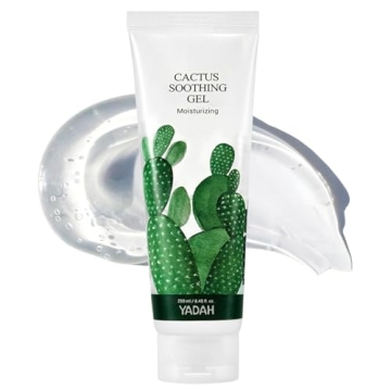 YADAH Cactus Soothing Gel - 95% Cactus Extract, Vegan, Hydrating Care for Skin & Hair