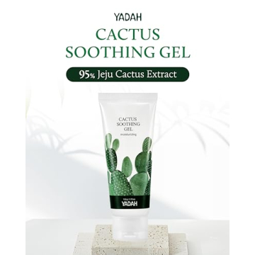 YADAH Cactus Soothing Gel for Skin Relief and Hydration