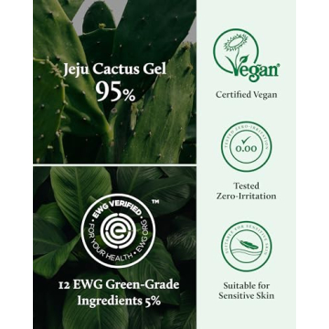 YADAH Cactus Soothing Gel for Skin Relief and Hydration