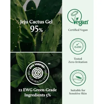 YADAH Cactus Soothing Gel for Skin Relief and Hydration