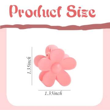 Drnytunk Mini Hair Clips - 16pcs Strong Hold Flower Clips