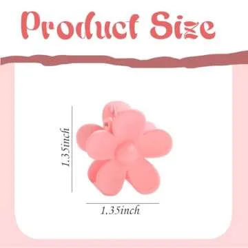 Drnytunk Mini Hair Clips - 16pcs Strong Hold Flower Clips