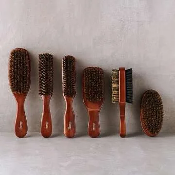 Diane Premium Boar Bristle Wave Brush for Thick Hair