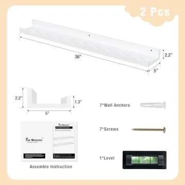 Fun Memories Picture Ledge Shelf Set - Stylish Storage