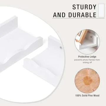 Fun Memories Picture Ledge Shelf Set - Stylish Storage