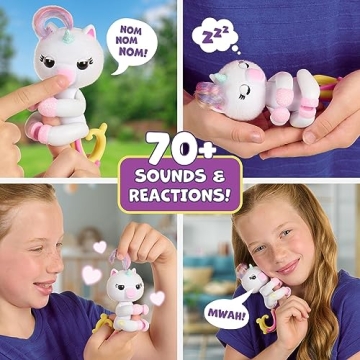Fingerlings Interactive Unicorn with 70+ Reactions