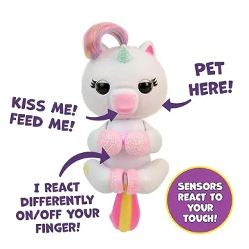 Fingerlings Interactive Unicorn with 70+ Reactions
