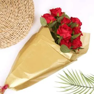 Premium SANZIX Gold Tissue Paper - Ideal for Gifts & Crafts