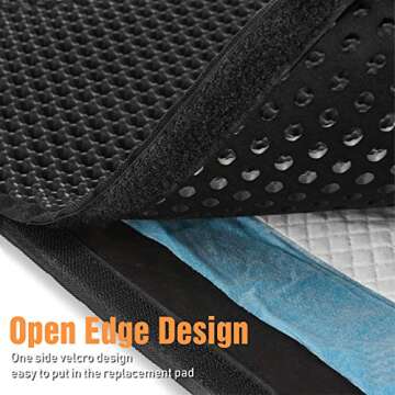 Conlun Cat Litter Mat - Large Litter Box Trapping Solution