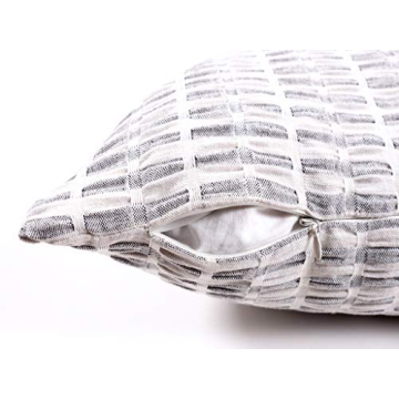 KAF Home Pleated Pillow Cover Set of 2 for Home Decor