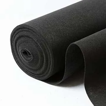 30ft Black Aisle Runners Carpet Rugs for Step and Repeat Display, Ceremony Party and Black Events Indoor or Outdoor Decoration 2ft Wide x 30 ft Long