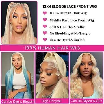 Blonde 613 Lace Front Wig for Stylish Looks