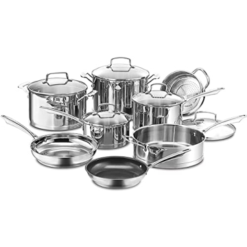Cuisinart 89-13 13-Piece Cookware Set Professional-Series, Stainless Steel