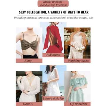 DEPOVOR Sticky Push Up Bras for Women - Perfect for Weddings