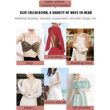 DEPOVOR Sticky Push Up Bras for Women - Perfect for Weddings