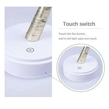 MYSNKU LED Desk Tree Lamp for Home and Parties