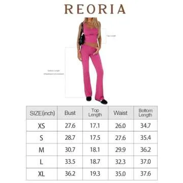 Explore REORIA Women's Casual Loungewear Set Today!