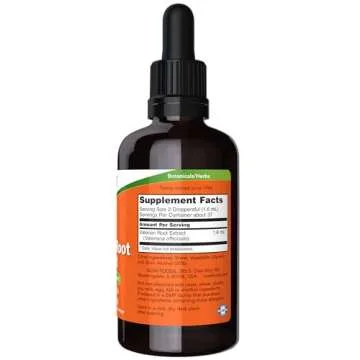 NOW Supplements Valerian Root Extract Liquid: Herbal Sleep Aid & Stress Relief