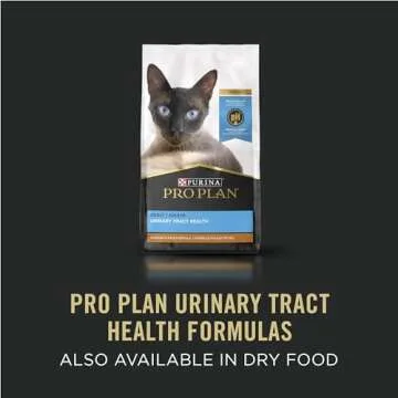 Purina Pro Plan Urinary Tract Health Turkey and Giblets Entree Classic Wet Cat Food Pate - (Pack of 24) 3 oz. Pull-Top Cans