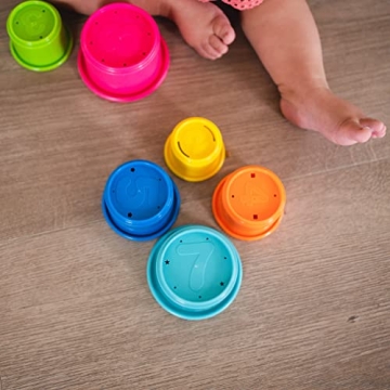 First Years Stack & Count Cups - Fun Baby Bath Toys Set