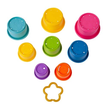 First Years Stack & Count Cups - Fun Baby Bath Toys Set