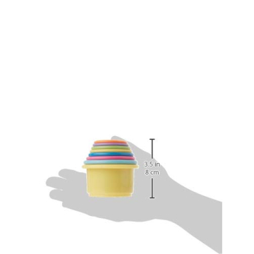 First Years Stack & Count Cups - Fun Baby Bath Toys Set
