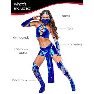 Secret Wishes Kitana Costume for Women - Size XS Available