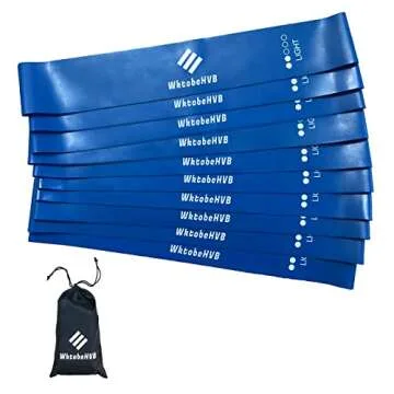 WktobeHVB Resistance Loop Exercise Bands-Stretch Bands for Working Out with Carry Bag-Elastic Bands ...