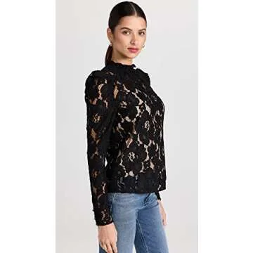 WAYF Emma Puff Sleeve Top