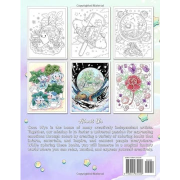 Glassy World Coloring Book: Coloring Books With Adorable Illustrations Such As Cute Glassy Stuff, Items, Adorable Animal, Kawaii Foods And More For Stress Relief & Relaxation