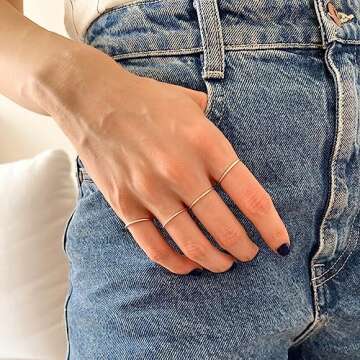 Stylish MILACOLATO Sterling Silver Stackable Rings for All