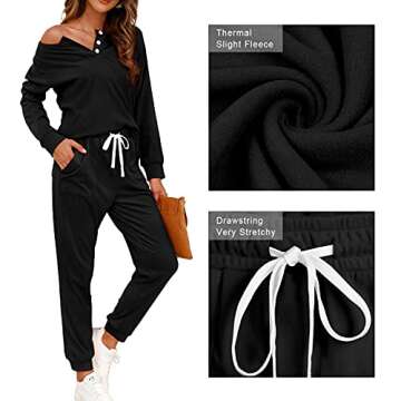 Cute Two Piece Outfits for Women Loungewear Set