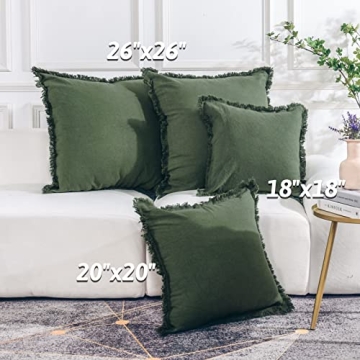 NEXHOME PRO Boho Throw Pillow Covers Set of 2 26x26