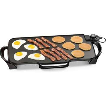 Presto 22-inch Electric Griddle with Removable Handles