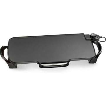 Presto 22-inch Electric Griddle with Removable Handles