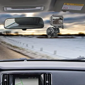 Haoyou Suction Cup Mount for GoPro & Action Cameras